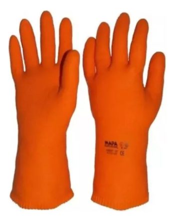 Guantes Mapa Nodrop 182 Naranja Pack 10