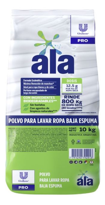 Jabon En Polvo Ala Matic X 10kg
